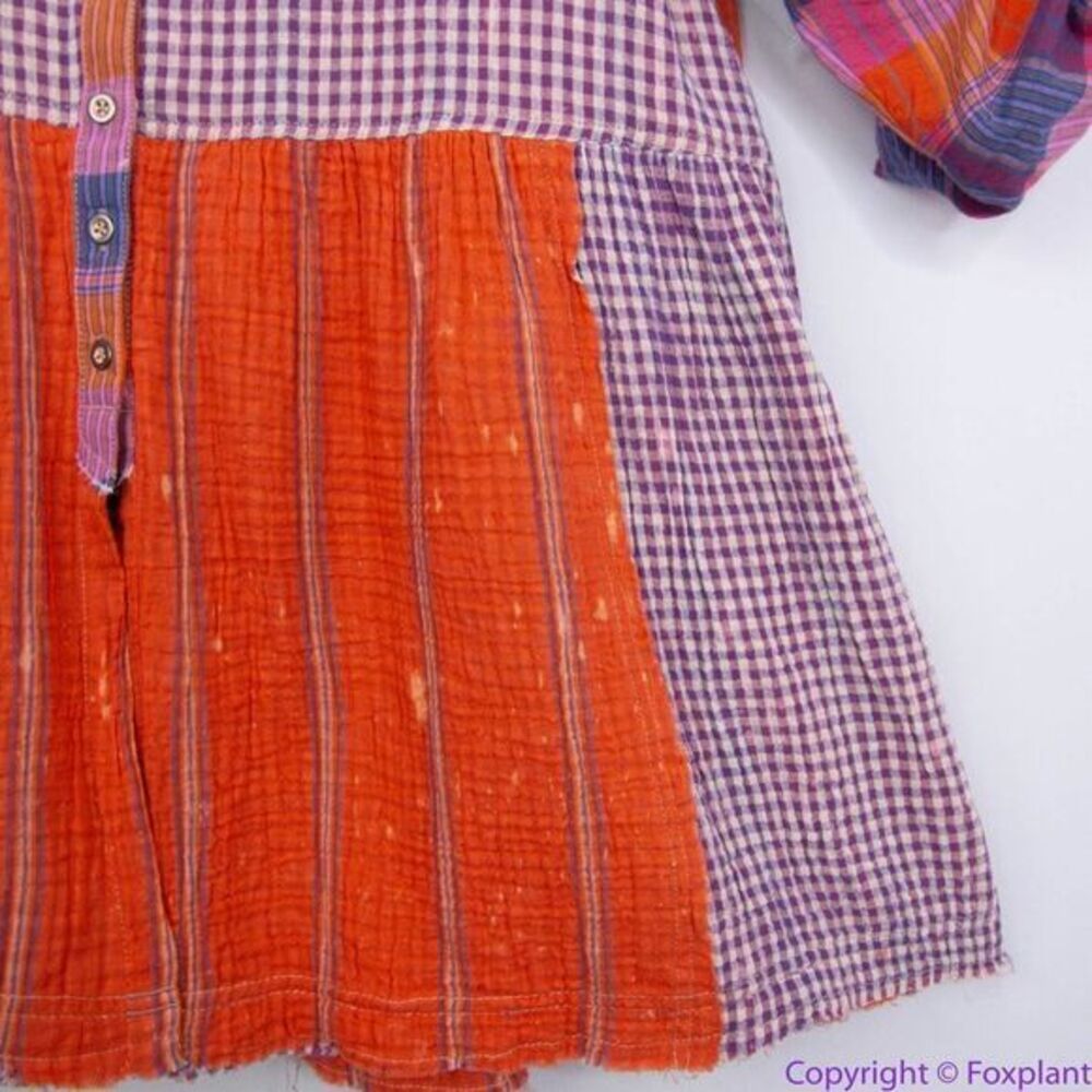 NEW Free People Moon Bay Mixed Plaid Top, XS - Picture 8 of 16